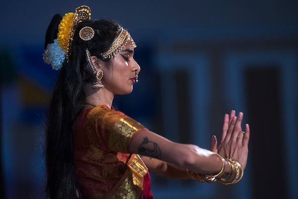 A performance at the International Student Union dinner