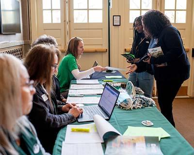 OHIO Discovery Day check-in