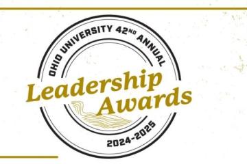Ohio University 42nd Annual Leadership Awards 2024-2025