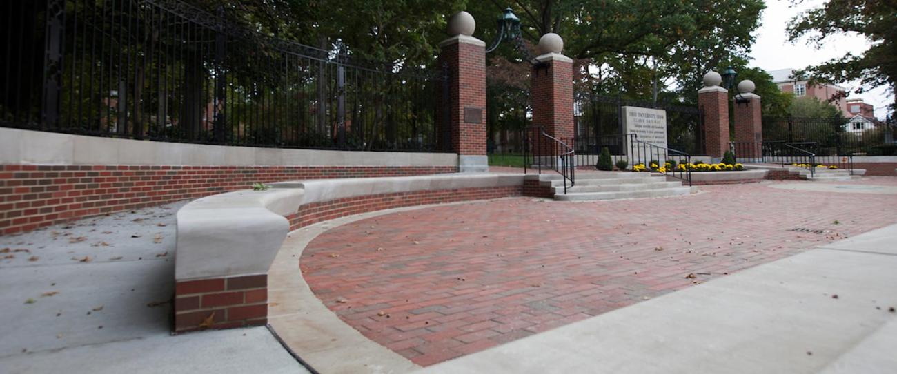 Accessible entrance to OHIO University