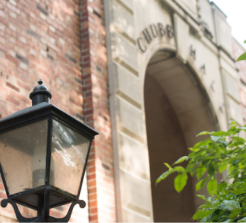 entrance to a building on campus